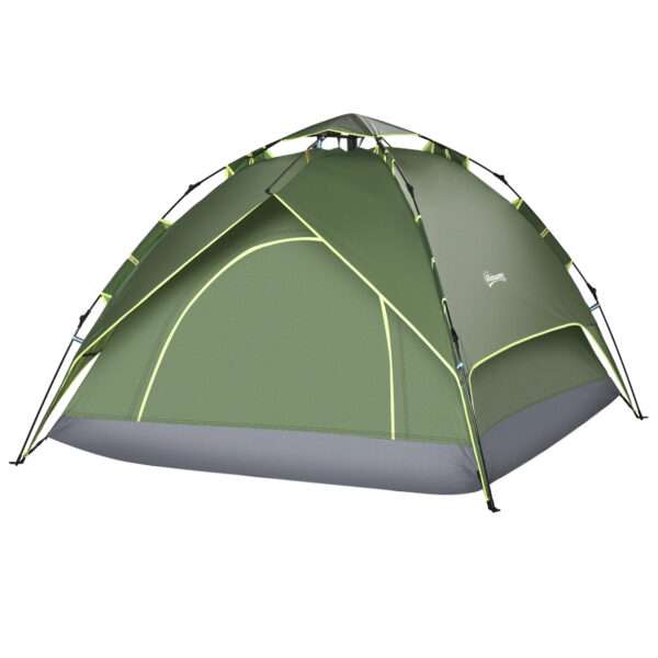 Green camping tent for next adventure